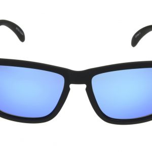 Foster Grant Men's Black Polarized Mirrored Retro Sunglasses LL05