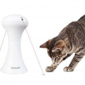 Premier Pet Automatic Multi-Laser Cat Toy - Interactive, Rotating Lasers