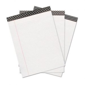 Universal Office Products 35898 Writing Pad Narrow, 5 x 8 in. White
