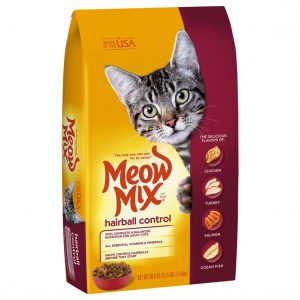 Meow Mix Hairball Control Dry Cat Food, 3.15-Pound