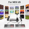 Classic Retro Game Console, AV Output NES Console Built-in 620 Classic Video Games for Kids Gift Birthday Gift