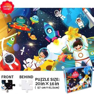 180 Piece Jigsaw Puzzles for Kids 4-8 Puzzles for Toddler Ocean Puzzle Children Learning Preschool Educational Puzzles Toys for Boys and Girls