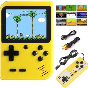 Etpark Handheld Game Console, Retro Mini Game Machine with 400 Classical FC Games and 2.8-Inch Screen, Support Play on TV and Two Players, 800mAh Rechargeable Battery, Present for Kids and Adults