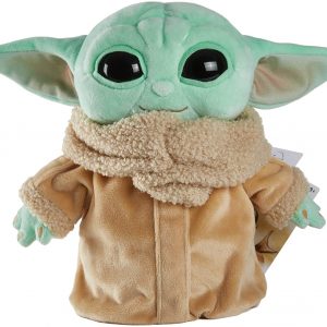 Mattel Star Wars The Child Plush Toy, 8-in Small Yoda Baby Figure from The Mandalorian, Collectible Stuffed Character for Movie Fans of All Ages, 3 and Older, Green, Model Number: GWH23