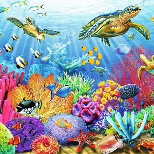 Ravensburger Tropical Waters 500 Piece Jigsaw Puzzle for Adults – Every Piece is Unique, Softclick Technology Means Pieces Fit Together Perfectly