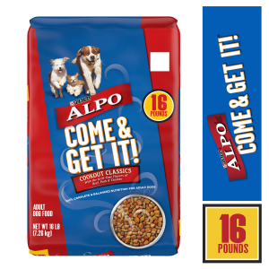 Purina ALPO Dry Dog Food, Come & Get It! Cookout Classics, 16 lb. Bag