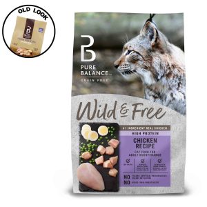 Pure Balance Wild & Free High Protein Dry Cat Food, Chicken Recipe, 7 lb